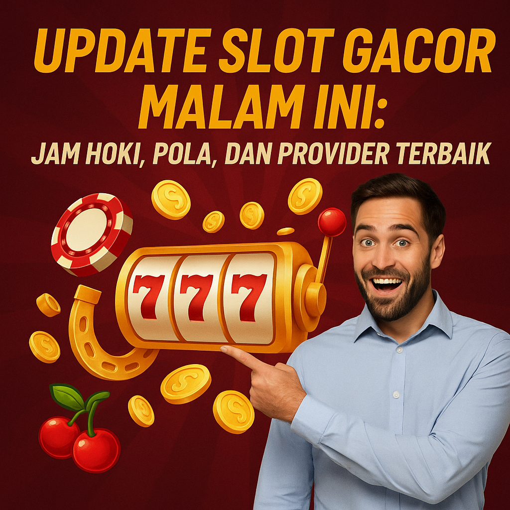 Update Slot Gacor Malam Ini: Jam Hoki, Pola, dan Provider Terbaik